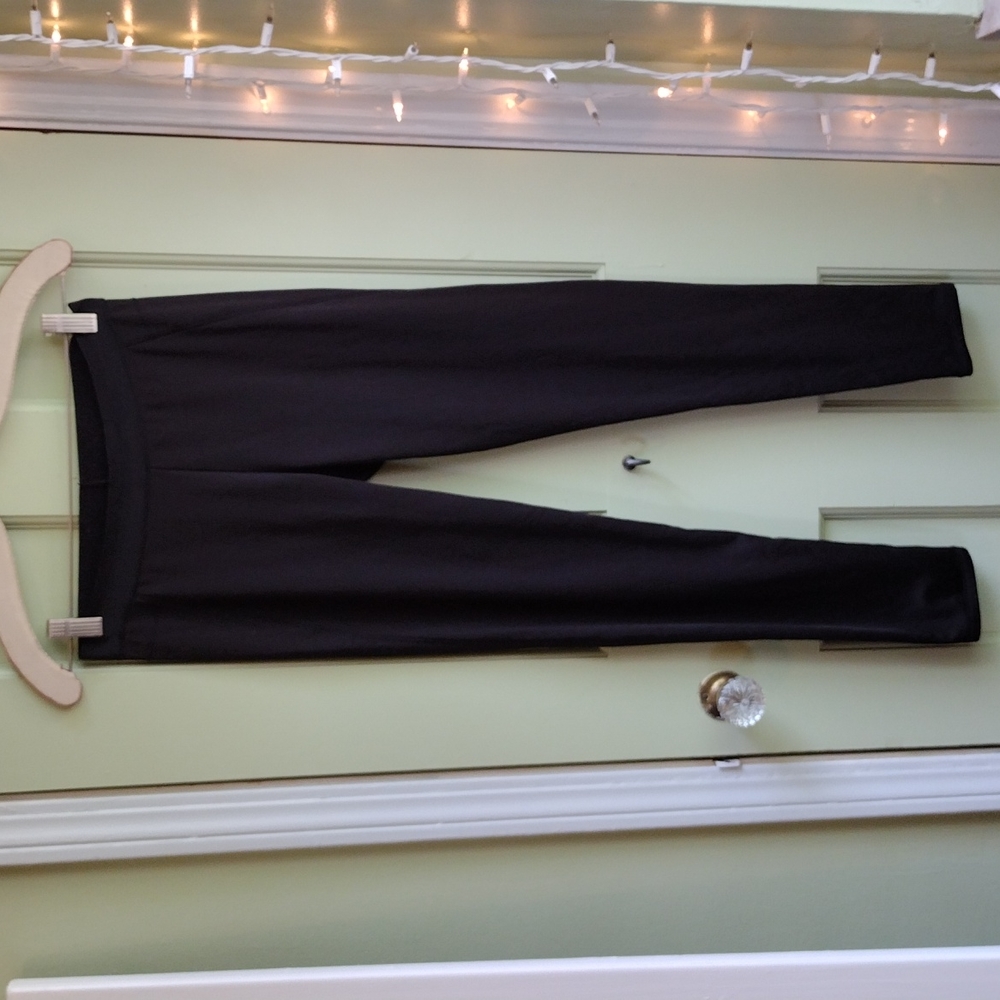 Cuddl Duds Climate Right size small basic black elastic waist legging